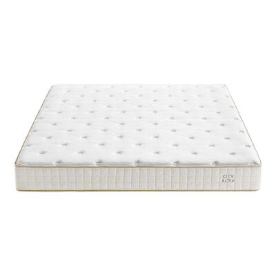 喜临门子品牌城市爱情大白PLUS席梦思弹簧垫双睡乳胶睡感厚床垫子