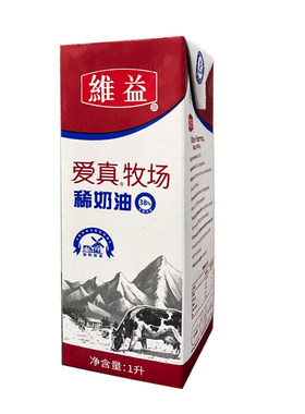 维益爱真牧场38乳脂动物淡奶油