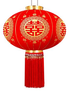 佰聚鑫结婚喜字灯笼户外门口发光