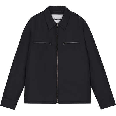 【经典返场】JIL SANDER 男士黑色短款夹克外套