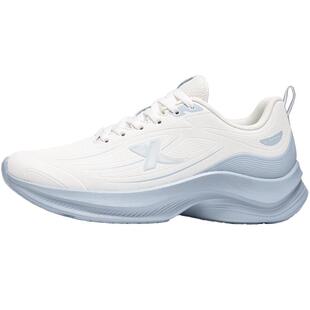 特步女鞋皮面运动鞋2026新款夏季轻便防水休闲鞋软底减震跑步鞋女