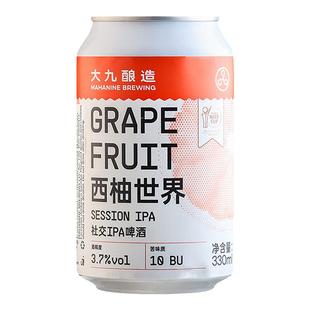 大九酿造流体果泥西柚世界社交IPA无序热带共和国产精酿啤酒组合