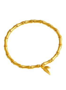 中竹节新中式女士珐琅手链