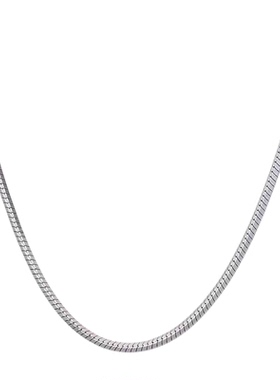 简约时尚八角蛇骨项链男女士单链