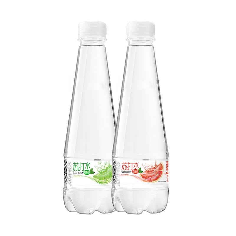 天地精华果味苏打水整箱410ml*15瓶弱碱性饮料无糖0脂0卡无汽泡水