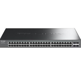 普联TP-LINK TL-SG1452P 全千兆4光48网口PoE交换机供电器SFP大功率免配置智能识别即插即用网络监控电源396W