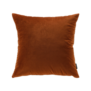 LIVING inc.焦糖色 天鹅绒抱枕复古客厅沙发靠垫办公室腰靠枕床上