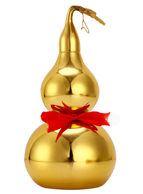 开运八卦铜葫芦摆件圆通佛具包邮