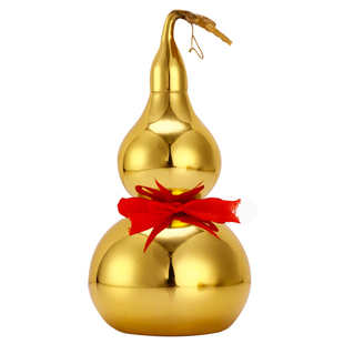 圆通佛具铜葫芦摆件镇宅八卦葫芦开口开盖空心葫芦风水物大号厂家