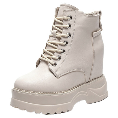 女英伦风新款马丁靴松糕鞋