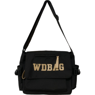 斜挎包女款大容量学生上课通勤挎包休闲百搭女生单肩包帆布邮差包