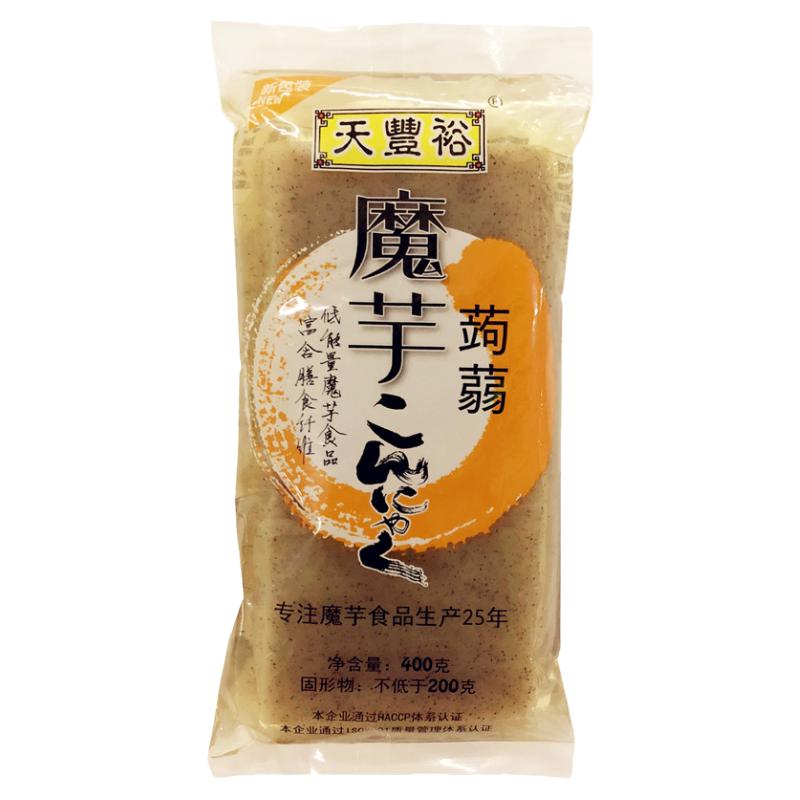 魔芋豆腐天丰裕新鲜魔芋块魔芋粉食品火锅麻辣烫钵钵鸡凉拌关东煮