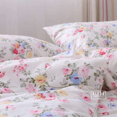 田园碎花床单单件 纯棉全棉斜纹被单1.2m1.52.0米床少女小清新夏