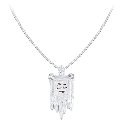 sanswood森吾《以我之名》原创设计流淌画框项链清冷感吊坠锁骨链