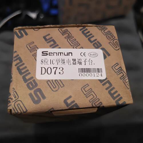 议价Senmun三铭8位IC型继电器端子台D073全新原装现货议价