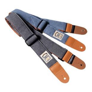 Ibanez旗舰店爱宾斯依班娜DCS50D系列棉布皮头电吉他贝司背带