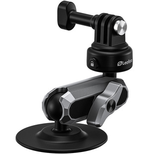 leofoto徕图运动相机粘贴支架适用gopro13大疆Action5pro配件insta360X4全景配件车载手机摩托车支架微单支架