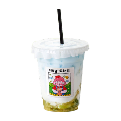 千屿冷热不漏吸管杯400ml*50只