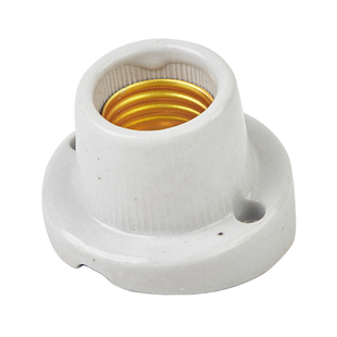 全陶瓷耐高温灯头座 E27螺口倾斜加热灯灯头 明装浴霸取暖灯灯座