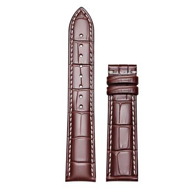 真皮手表带男女扣款黑色天梭