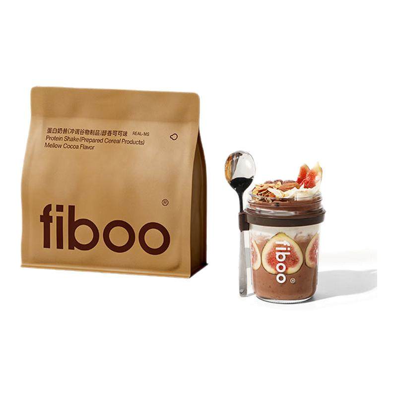 fiboo她练爆料代餐奶昔粉膳食纤维高蛋白粉质饱腹早晚餐营养轻食 维粉实拍商品图