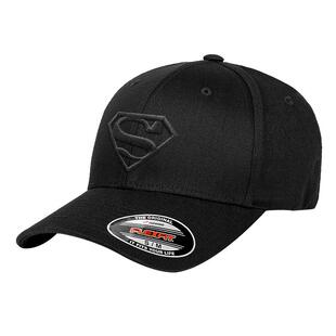 FLEXFIT超人刺绣防晒棒球帽男女全封闭大头围美式潮牌深顶鸭舌帽