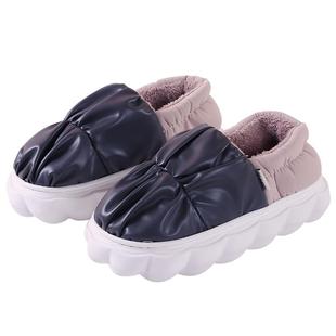 回力棉鞋男保暖防滑冬季防水厚底超轻软底棉拖鞋家居包跟女居家鞋