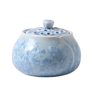 景德镇结晶釉电子熏香炉可调温定时干烧沉香电熏炉电香炉插电家用