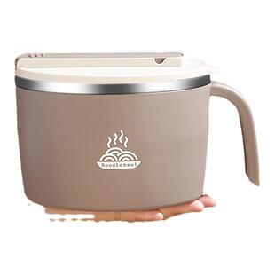 上班族饭碗食堂打饭专用饭盆大容量不锈钢带盖保温饭盒学生饭缸碗