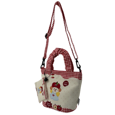 韩版大容量水桶包通勤单肩包