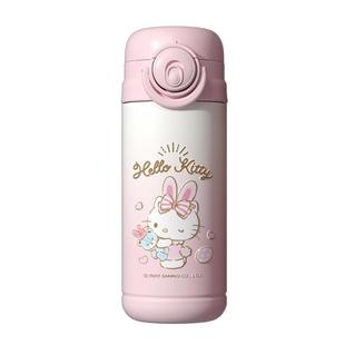 保温杯女高颜值可爱吸管316不锈钢大容量500ml便携儿童学生水壶