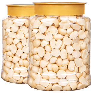 新货原味夏威夷果仁500g奶油味大颗粒罐装烘焙坚果仁孕妇儿童零食