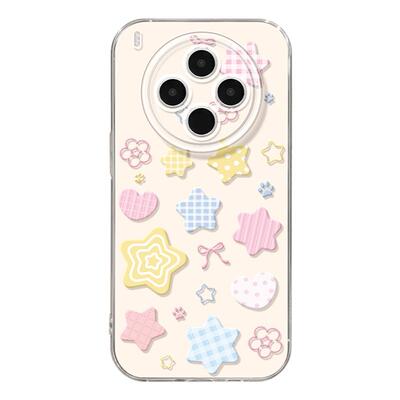 适用vivox300手机壳ultra女款x200s保护套x80pro硅胶x70全包防摔x60高级90新款x100星星vivo好看蝴蝶pro+软外