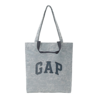 GAP单肩手拎托特包牛仔手提包