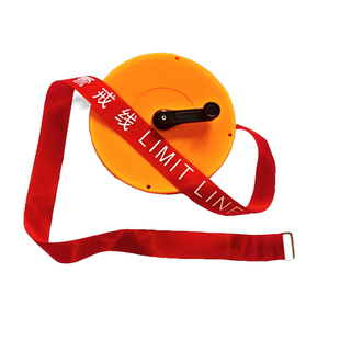 安全警示带加厚帆布手提盒100米盒装反光红色圆盒定制伸缩警戒线