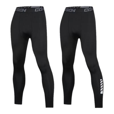 运动紧身裤男打底高弹跑步速干