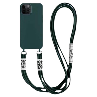 适用苹果14手机壳13pro全包12pm防摔iphone11promax保护套xsmax背带x斜挎xr挂绳14pro创意硅胶8p女款15promax