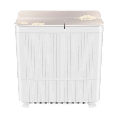 海尔15公斤半自动洗衣机双缸桶玻璃上盖大容量喷淋漂洗小神泡净洗