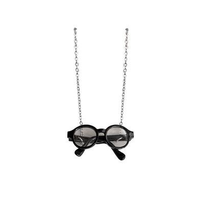 小众艺术设计感迷你眼镜造型项链
