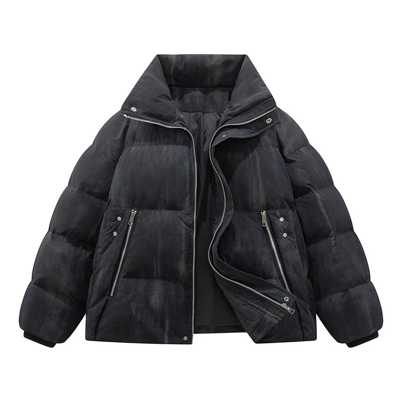 羽绒棉服男女情侣款冬季立领面包服外套加厚保暖棉袄宽松大码棉衣