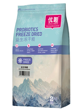 优趣鸭肉双拼冻干狗粮成年犬通用