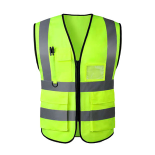 反光背心马甲定制交通建筑施工地环卫劳务耐磨透气工作服印字logo
