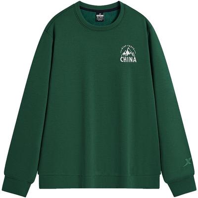 特步中国情侣同款卫衣套头衫