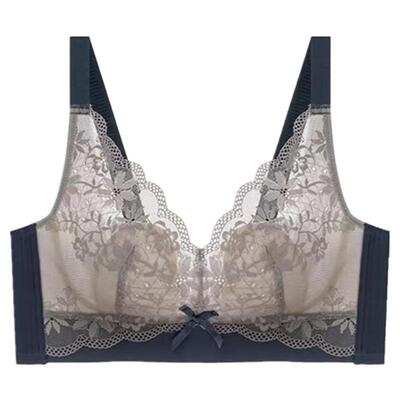 显小无钢圈薄款聚拢收副乳文胸