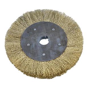 钢丝轮平型100 125 150 200平行钢丝刷打磨轮金属不锈钢除锈抛光