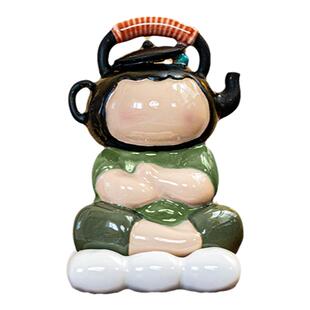 烦恼滚开丨解压治愈情绪不生气陶瓷摆件倒流香炉香插可爱工位礼物