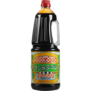 日本料理进口甜味酱油盛田鱼生酱油溜溜酱油1.8L瓶寿司酱油刺身