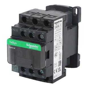 施耐德CAD32F7C交流控制继电器自动化电梯110V直流FDC交流CAD50