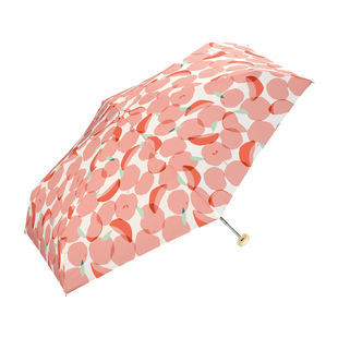 wpc雨伞手动超轻迷你口袋伞五折小巧便携高颜值卡片折叠伞晴雨伞