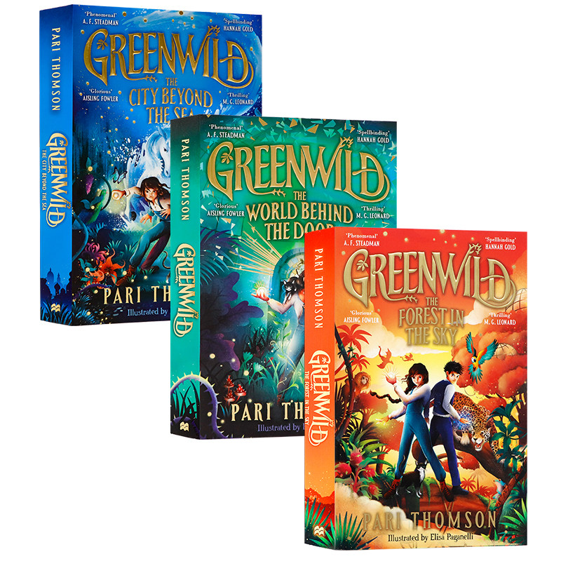 Greenwild绿色荒野系列3册英文版